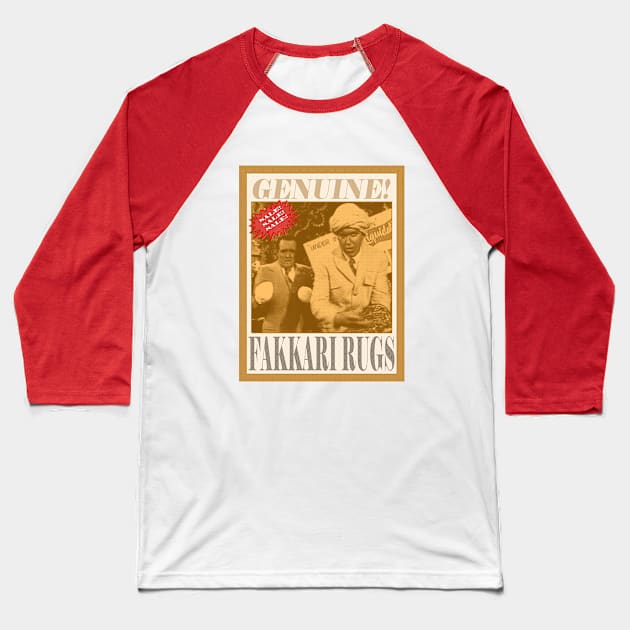 Retro Oz TV - Fast Forward - GENUINE FAKKARI RUGS Baseball T-Shirt by OG Ballers